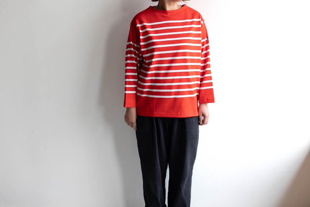 Outil TORICOT HABAS バスクシャツ サイズ1 OUTIL ウティ | TORICOT HABAS Col : HIBISCUS×OFF 公式通販