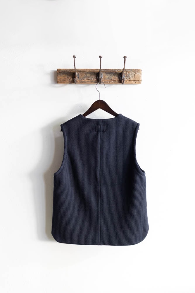LOLO LIKE | 2重仕立て ニードルベスト Col : ネイビー 公式通販