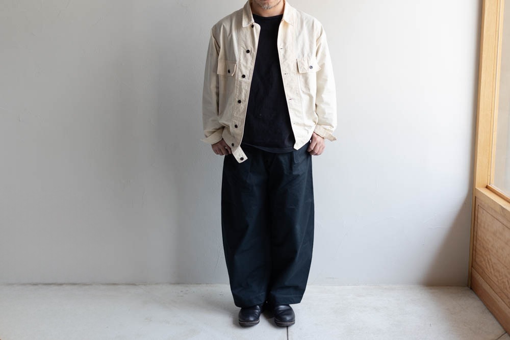 aseedoncloud handwerker M ワイドトラウザー　備前壱号 HW wide trousers 備前壱号｜ASEEDONCLOUD
