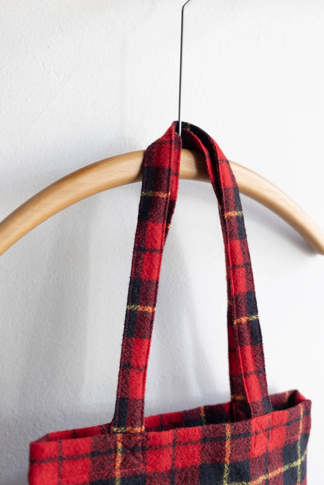 R&D.M.Co- (OLDMAN'S TAILOR) | WOOL TARTAN CHECK TOTE BAG 公式通販