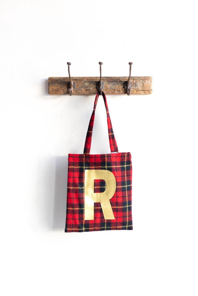R&D.M.Co- (OLDMAN'S TAILOR) | WOOL TARTAN CHECK TOTE BAG 公式通販