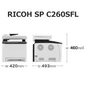 RICOH SP C260SFL A4複合機（本体）レンタル申込