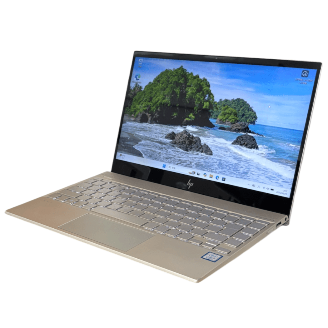 【訳あり】☆13.3inch中古モバイルパソコン☆Corei5-8世代/メモリ8GB/SSD256GB/hp【ENVY 13-anoo】/[在庫No.11498]【狛江店】2026.4.23