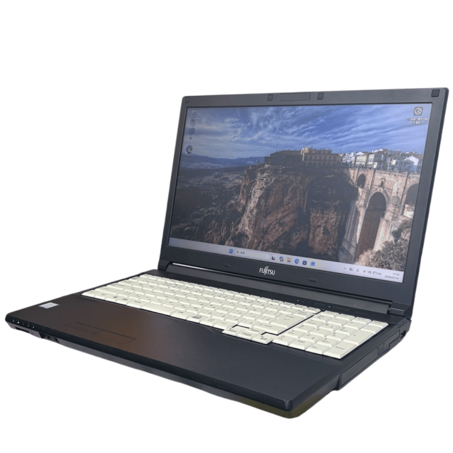 ☆15.6inch中古ノートパソコン☆Corei5-8世代/メモリ8GB/SSD256GB/FUJITSU【LIFEBOOK A748/TX】/[在庫No.11728]【狛江店】2026.7.14