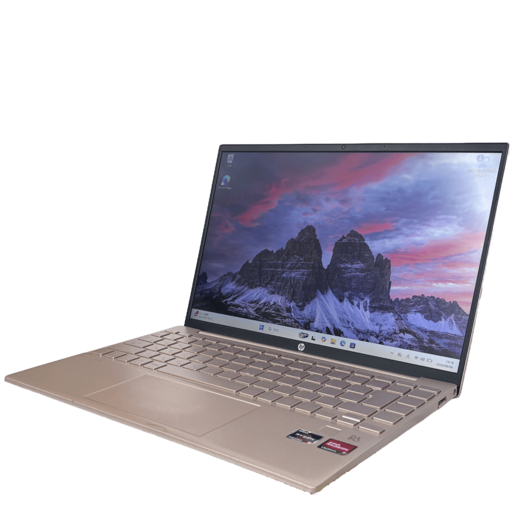 【訳あり】☆13.3inch中古モバイルパソコン☆Ryzen5-5600u/メモリ512GB/SSD16GB/hp【PAVILION13-be0037Au】/[在庫No.10419]【狛江店】2026.8.6