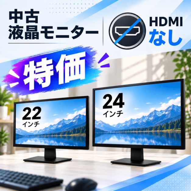 ☆特価☆型番お任せモニター/22インチ/サイズアップ可能‼