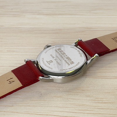 オリジナル腕時計【スモールサイズ】玄圃瑤華(エンジ
