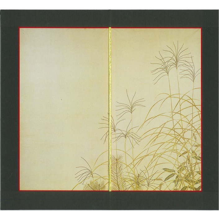 ミニチュア屏風 白狐 | ミニチュア屏風・絵巻 | 東京国立博物館