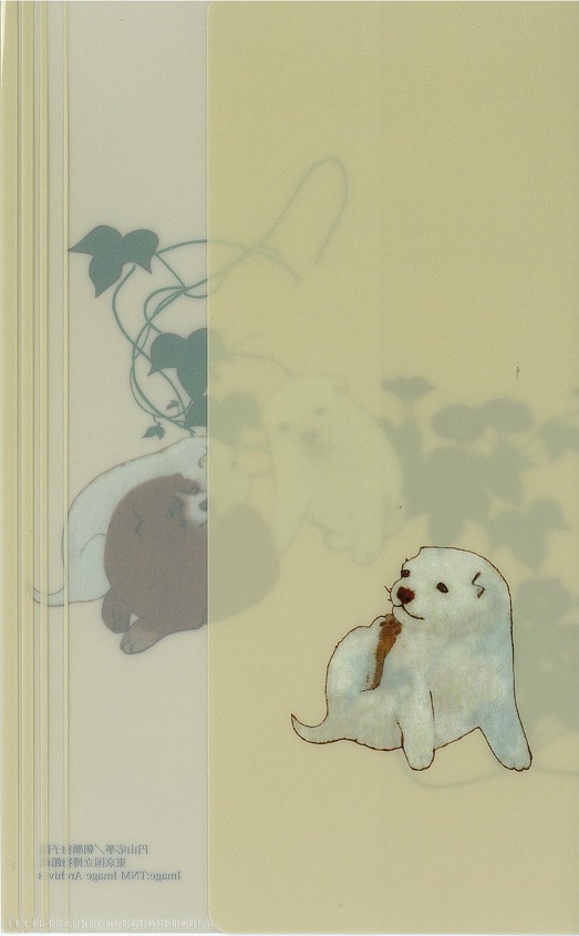 三つ折クリアファイル 朝顔狗子図 | クリアファイル | 東京国立博物館