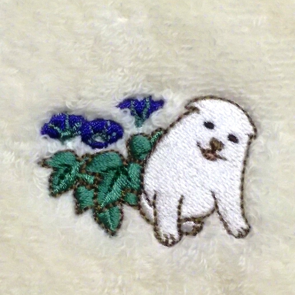 オリジナルタオルハンカチ 朝顔狗子図 | ハンカチ | 東京国立博物館