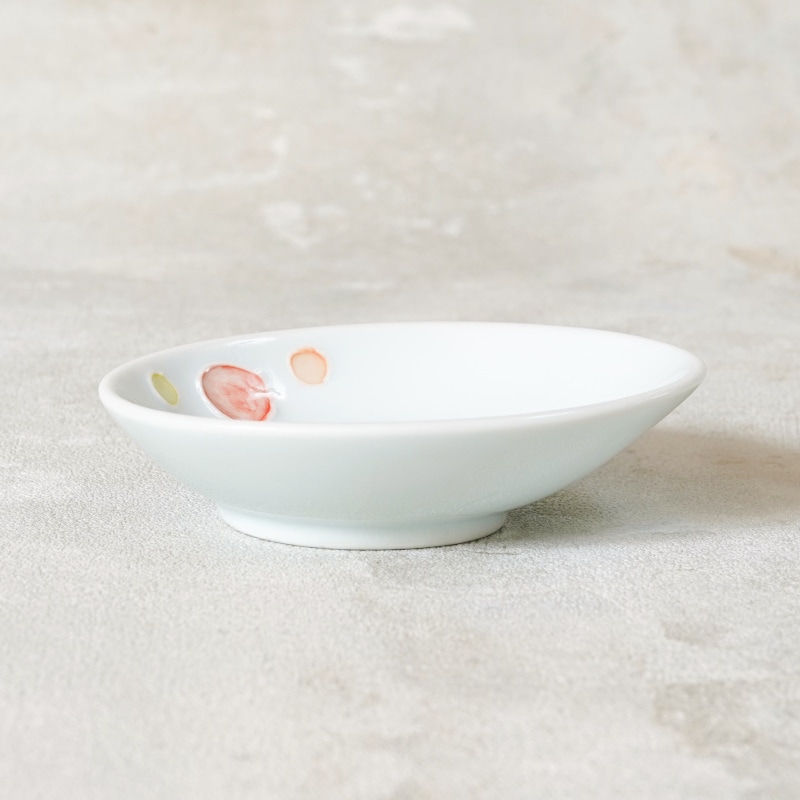 砥部焼 大西陶芸】たまご鉢 水玉オレンジ | 窯元別,大西陶芸 | 砥部焼