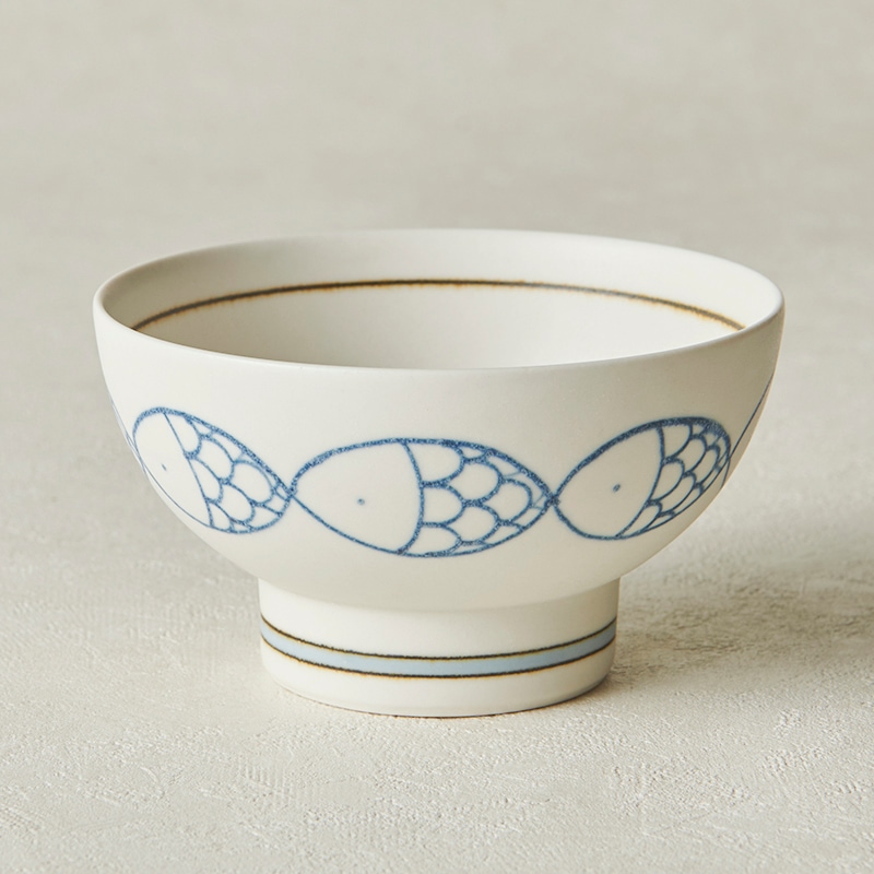 砥部焼 すこし屋】茶碗小 さかな | タイプ別,碗,飯碗 | 砥部焼通販