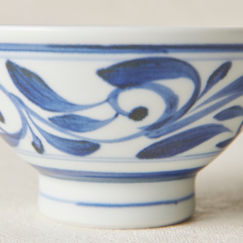 砥部焼、郡中十錦　茶碗3点 砥部焼の和食器 山中窯の茶碗 【砥部工房 からくさ】