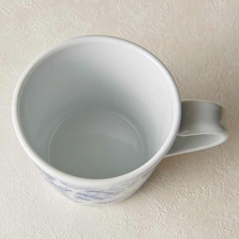 砥部焼 陽貴窯】マグカップ 鳥更紗 | 特産品別,砥部焼 | 砥部焼通販