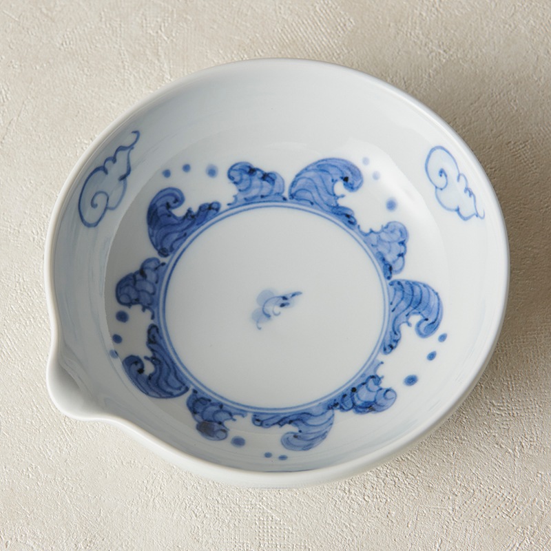 砥部焼 陽貴窯】片口鉢小 雲 | タイプ別,鉢・ボウル,片口鉢 | 砥部焼