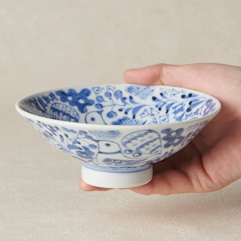 平茶碗　コバルトブルー【中古美品】 平茶碗 コバルトブルー 【中古美品】 平茶碗 コバルトブルー