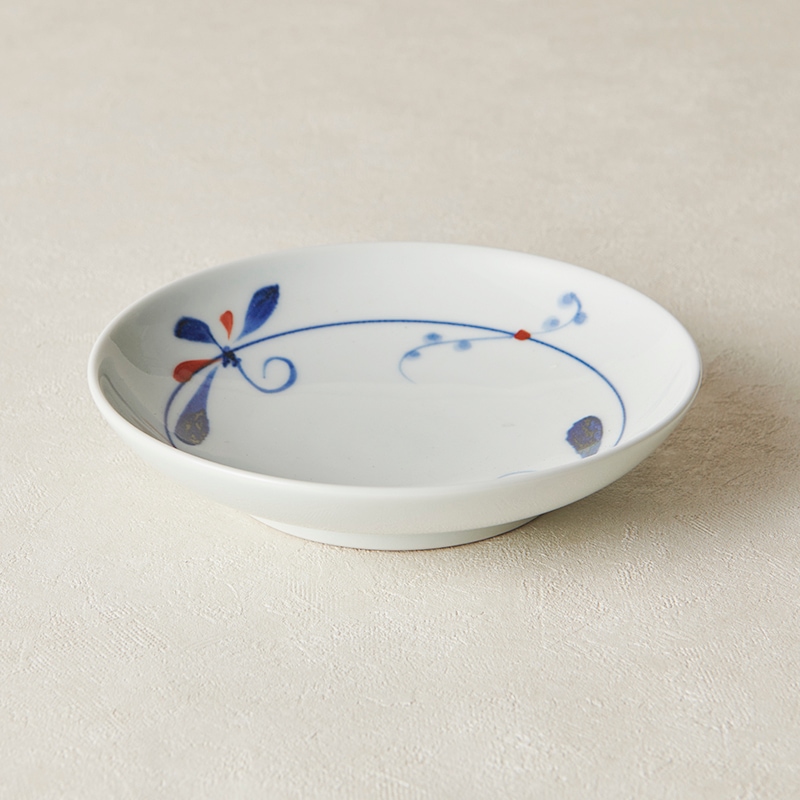 砥部焼 千山窯】5寸深皿 上絵とんぼ | タイプ別,皿・プレート