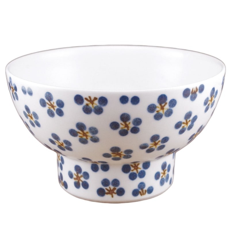 砥部焼 すこし屋 ごはん茶碗(青小紋)