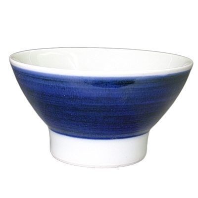 砥部焼・梅山窯・ごはん茶碗（小）ごす巻き【和食器通販e-tobeyaki.com】