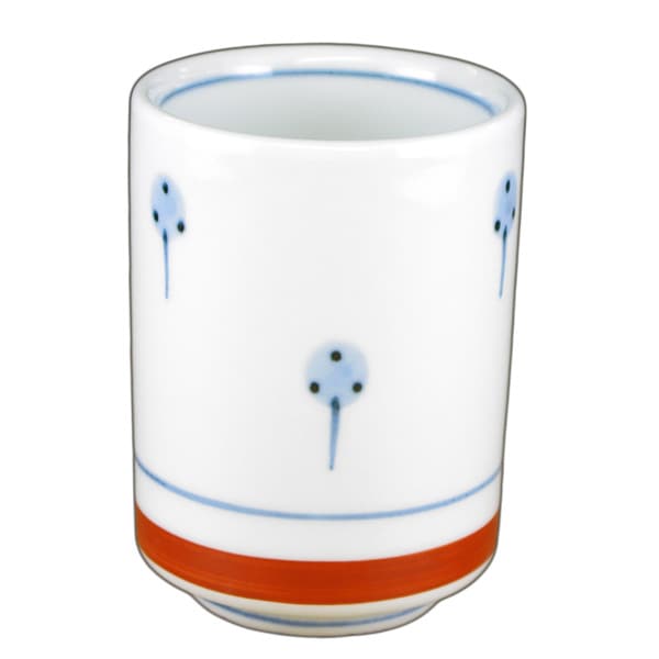 砥部焼 梅山窯 松湯呑み（小）たんぽぽ【和食器通販e-tobeyaki.com】