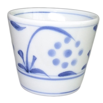 砥部焼・梅山窯・そばちょこ(太陽文)【和食器通販e-tobeyaki.com】