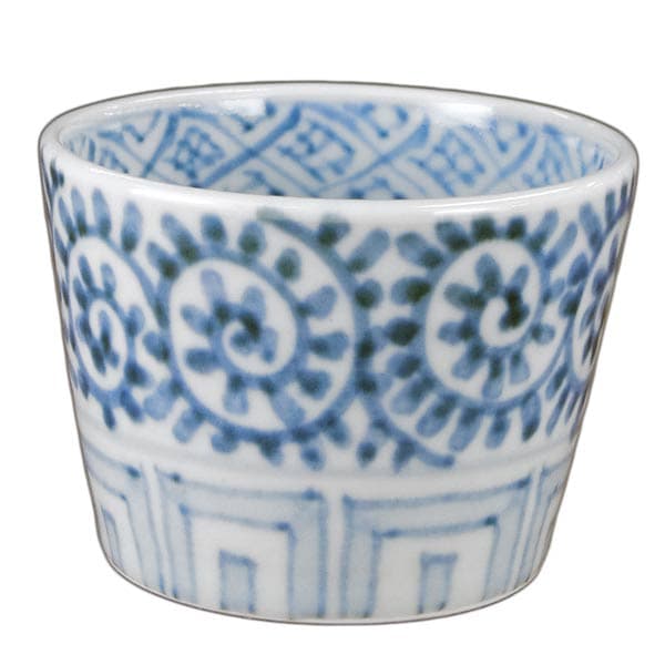 砥部焼 陶房拓実・蕎麦猪口(タコ唐草) 和食器通販 【e-tobeyaki.com】