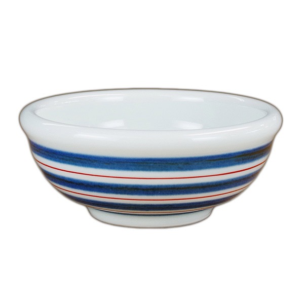 砥部焼 梅山窯 内外呉須巻 玉ぶち鉢 小鉢 5個セット