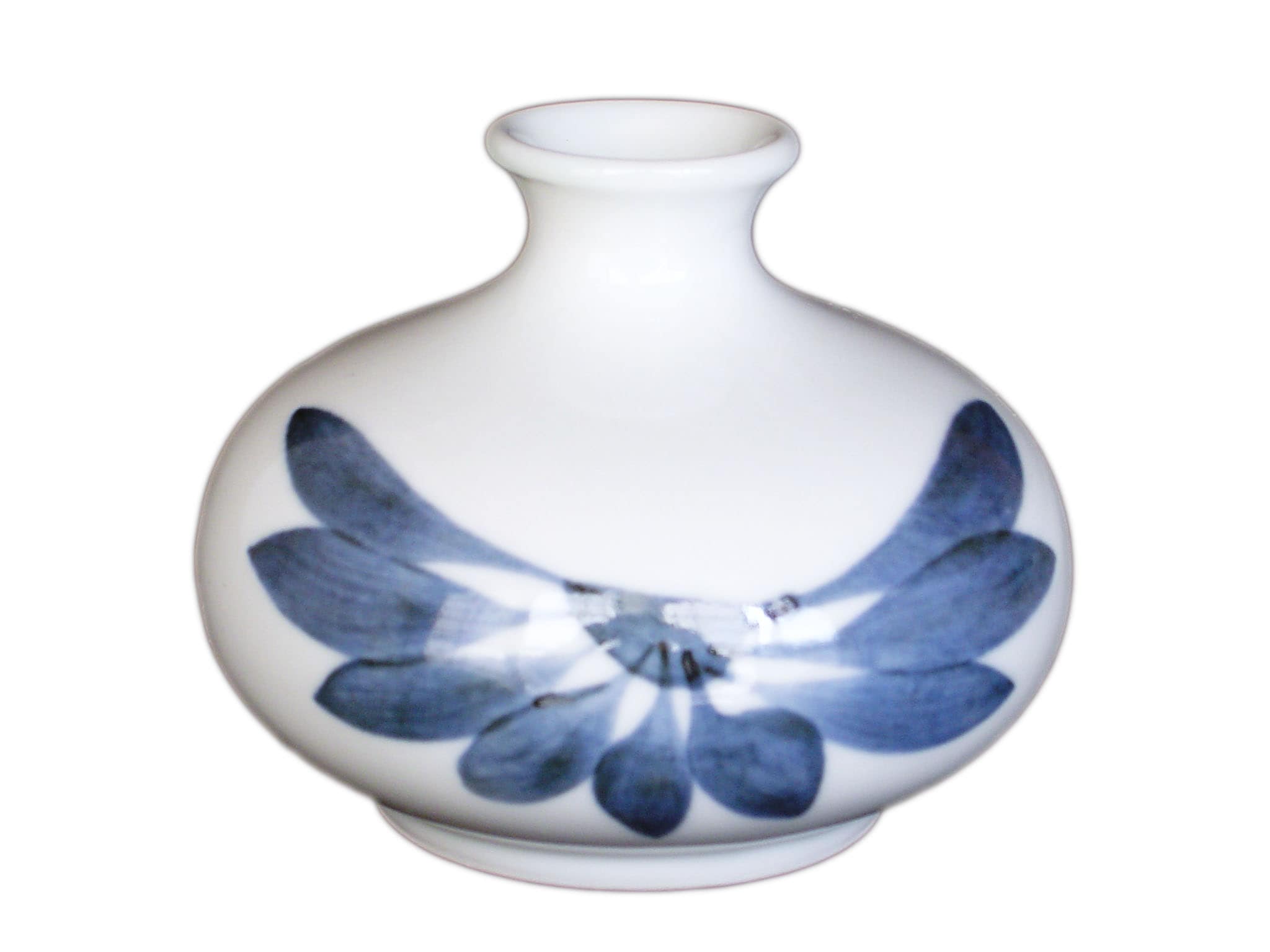 砥部焼 栖山窯 壺 H約32.0cm 花器 花挿し 花瓶 砥部焼の花器/竹山窯/飾り壺/花瓶/インテリア | 骨董