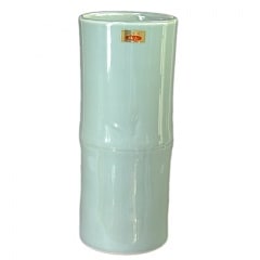 砥部焼・勝山窯・青磁寸筒（筒花入れ）【和食器通販e-tobeyaki.com】