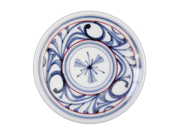 NO420 長皿　丸紋　切込焼・須恵焼 NO420 長皿 丸紋 切込焼・須恵焼 NO420 長皿 丸紋 切込焼・須恵