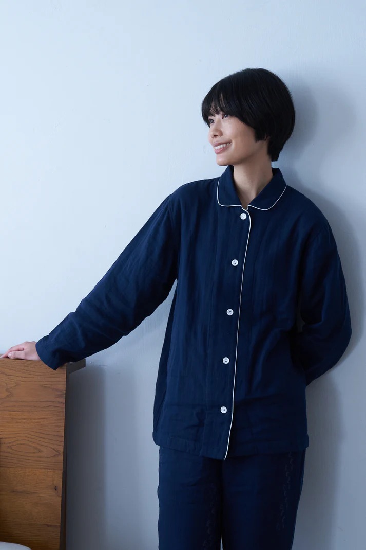 新品未使用】リライブパジャマ レディースセット Mサイズ ネイビー