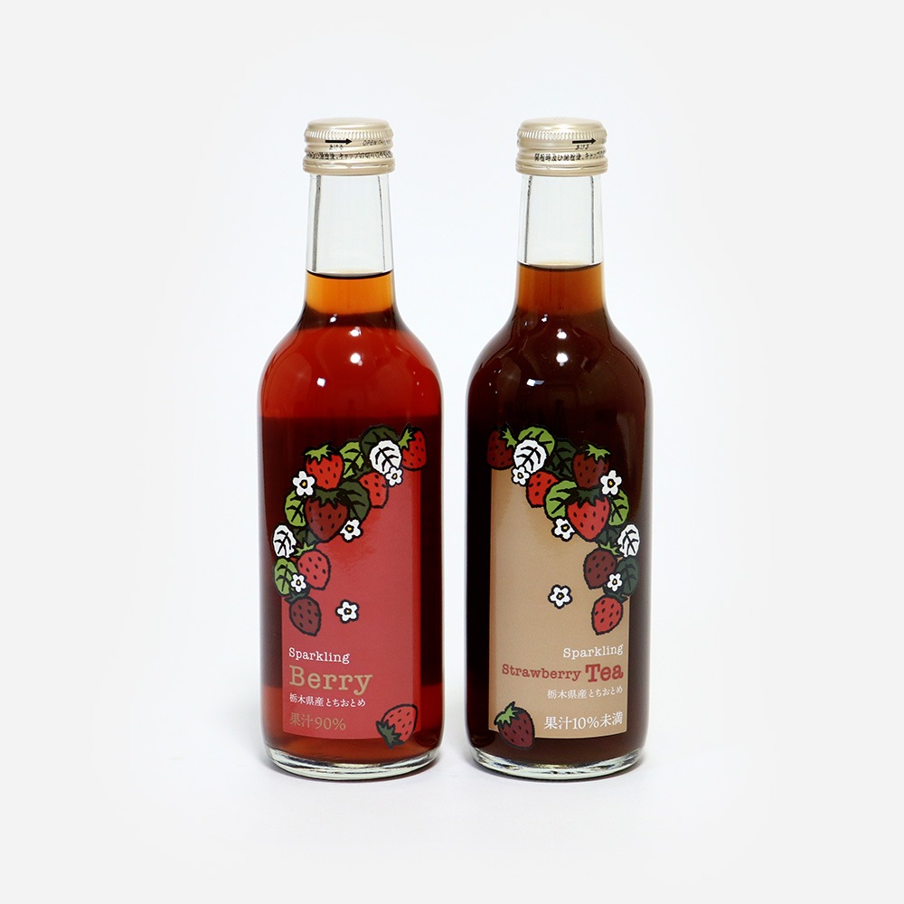 Sparkling Berry&Sparkling Strawberry Tea12本づつ24本セット