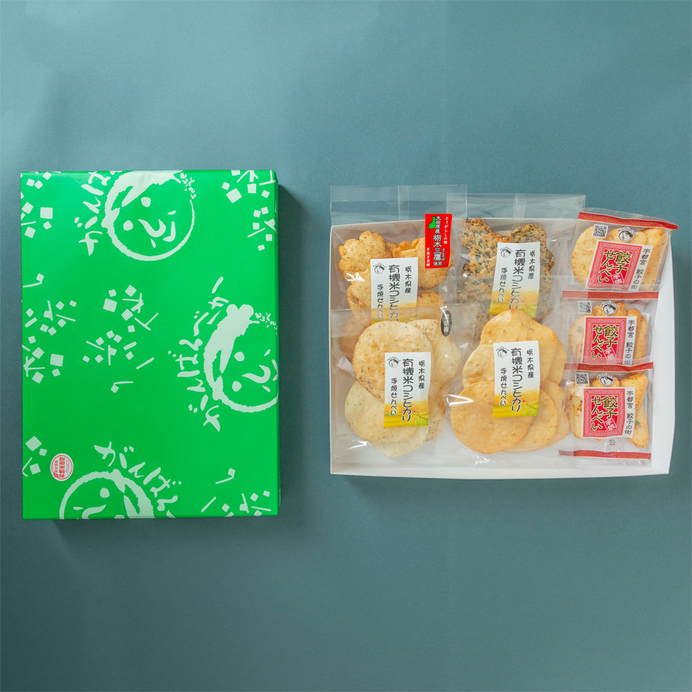 人気！手焼きせんべい5種詰め合わせ【大越米菓店】