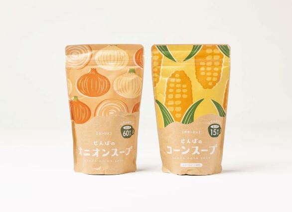 せんばのコーンスープ・オニオンスープ　Aセット