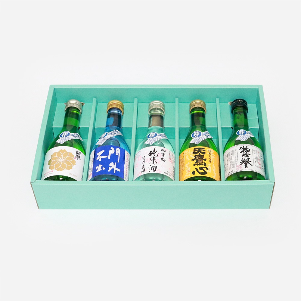 とちぎの地酒で乾杯セット（300ml×5本）