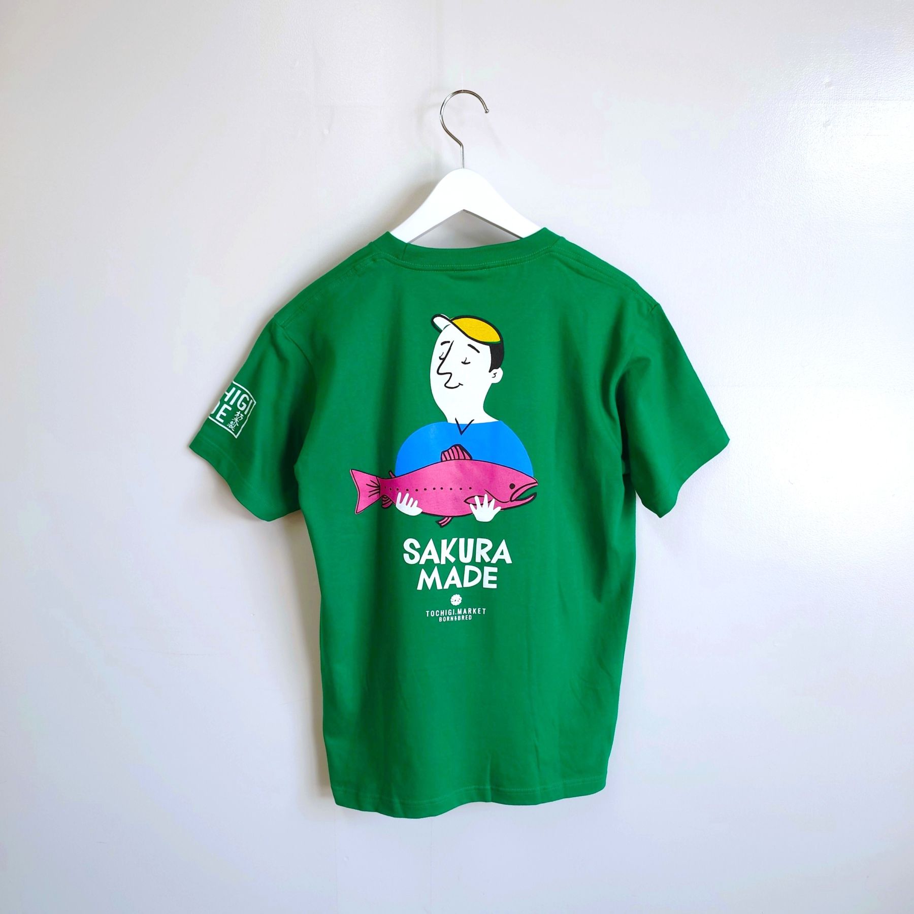 さくらフィッシュTシャツ｜すべての商品｜TOCHIGI.MARKET BORN&BRED