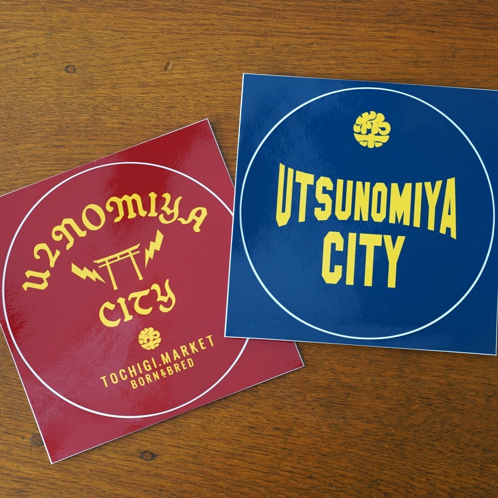 U2NOMIYA CITYステッカー(大)｜すべての商品｜TOCHIGI.MARKET