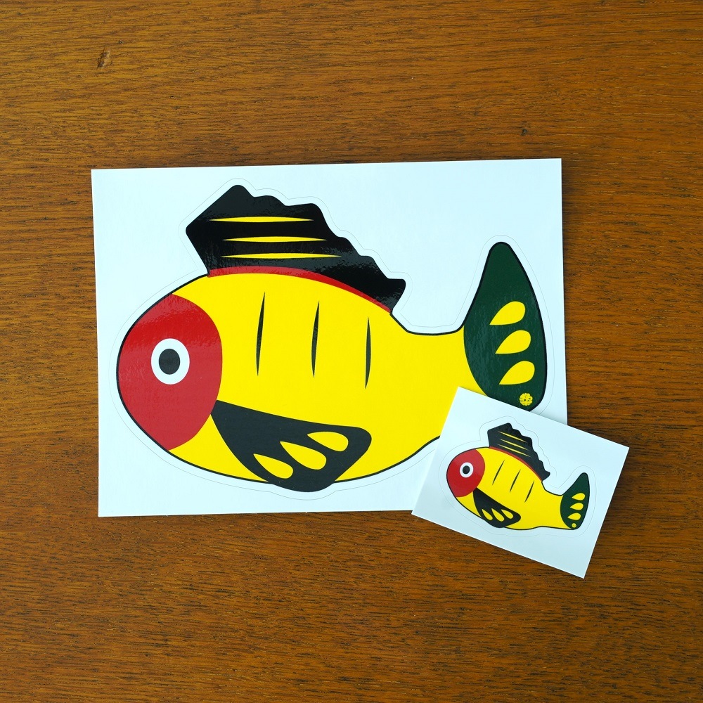 黄ぶなステッカー(大)｜すべての商品｜TOCHIGI.MARKET BORN&BRED