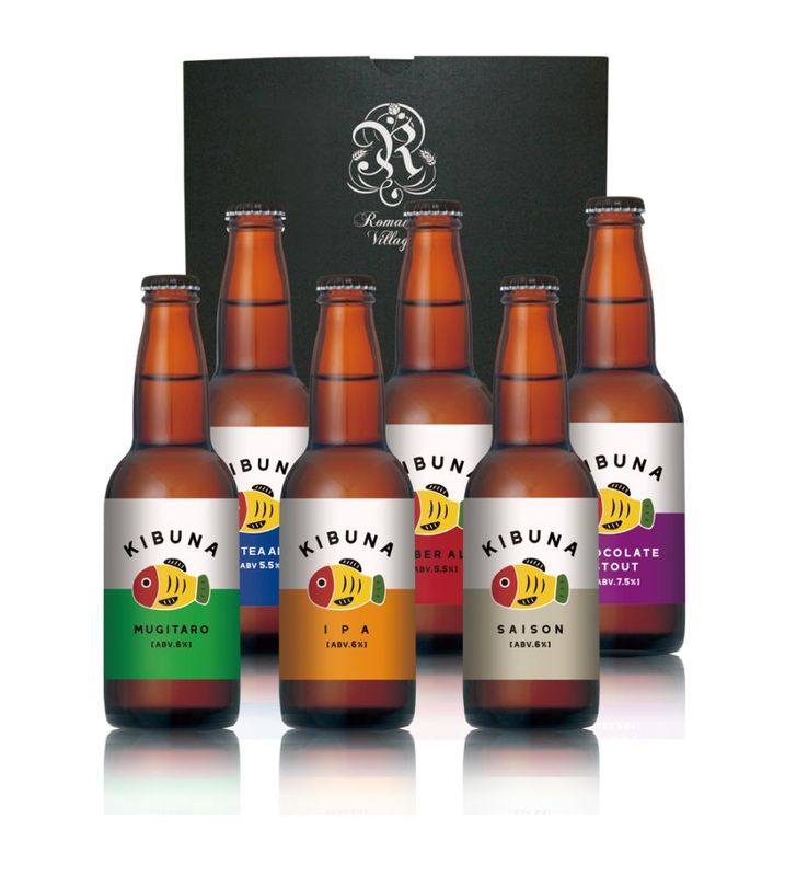 ろまんちっく村クラフトブルワリー 宇都宮「黄ぶな」ビール6本セット