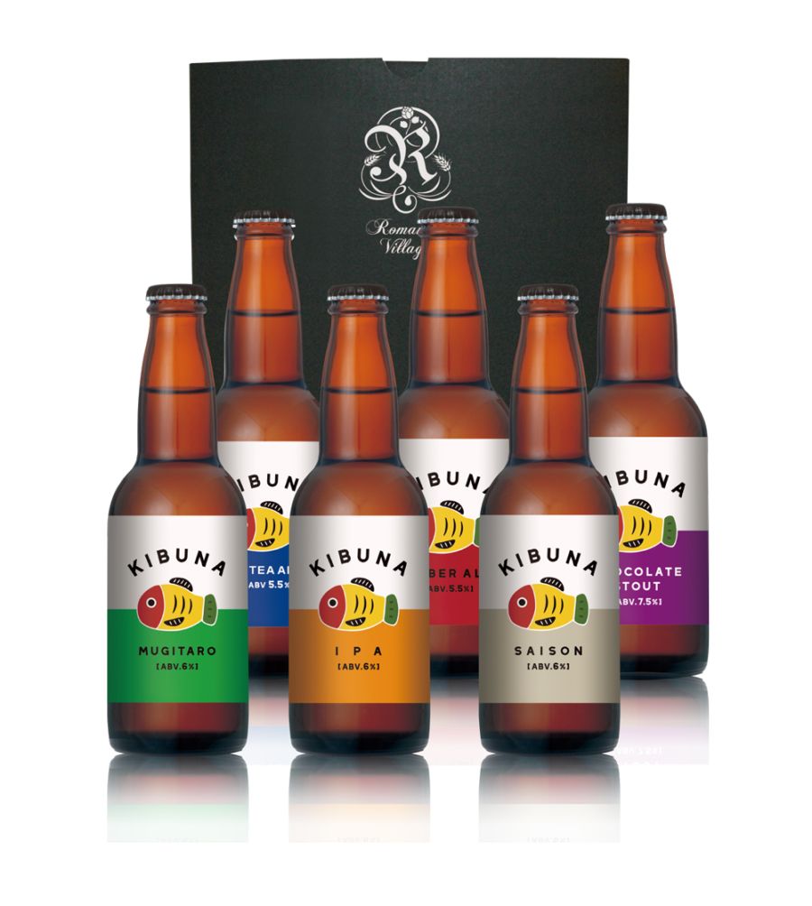 ろまんちっく村クラフトブルワリー 宇都宮「黄ぶな」ビール6本セット