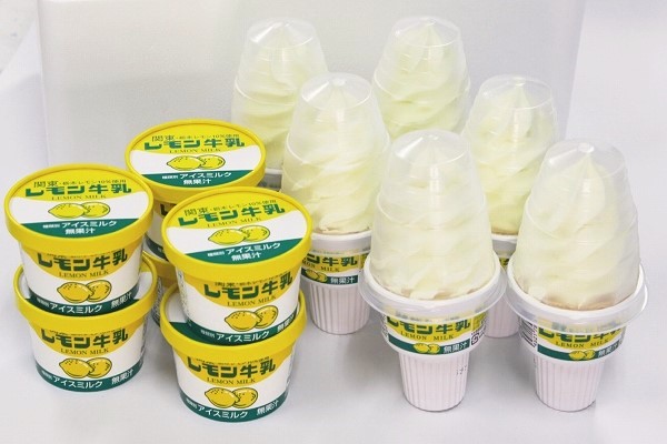 フタバ食品 レモン牛乳アイス カップ・ソフト 各6個セット | と