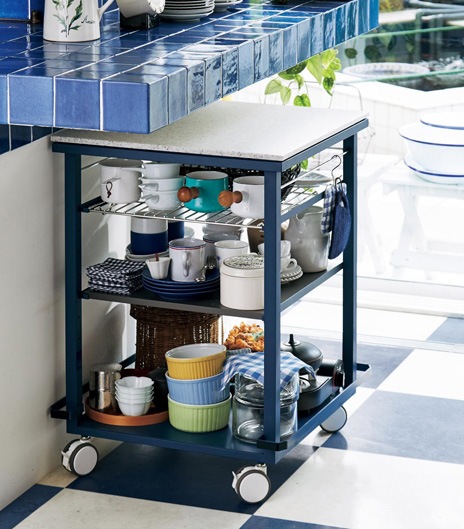 イタリア製☆象嵌細工☆Demain☆キッチンワゴン イタリア製☆象嵌細工☆Demain☆キッチンワゴン