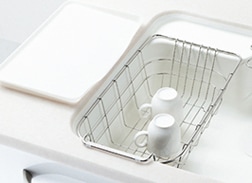 【トクラス】GEFM25S ステンレス製キッチン収納バスケット　深型 トクラス 送料無料 トクラスキッチン オプションパーツ 水切り網カゴ