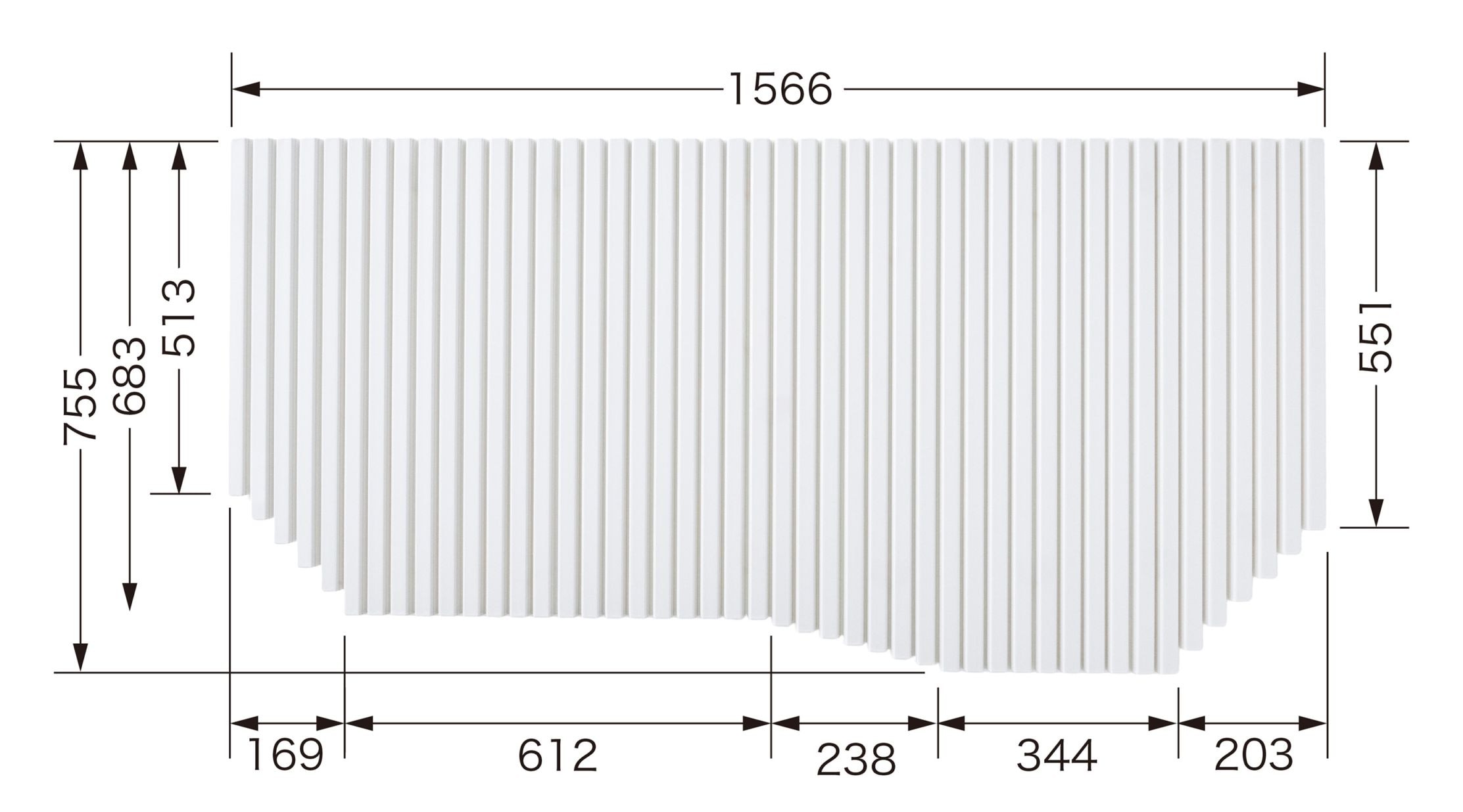 トクラスGFFMTDW2A1 バスルーム用巻きフタ 97L 巻きフタ（97L） GFFMTDW2A1 | バスルーム,風呂ふた,巻きフタ