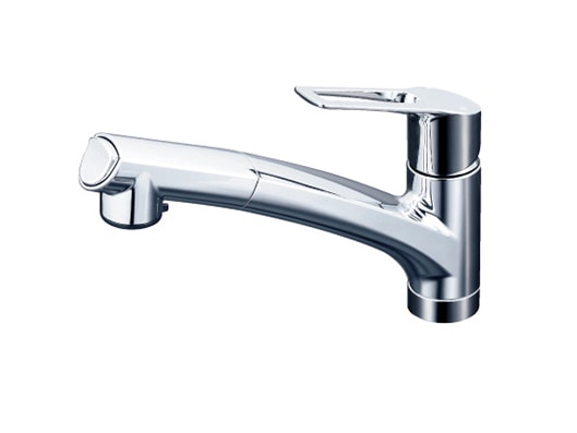 ハンドシャワー水栓 KM5021TECLA 【取付設置込み】 | キッチン水栓