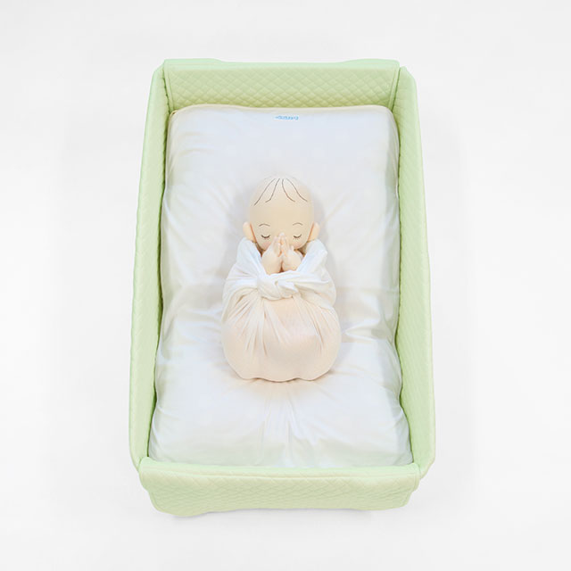 ベビハグ 天使の寝床（布団ドット柄）