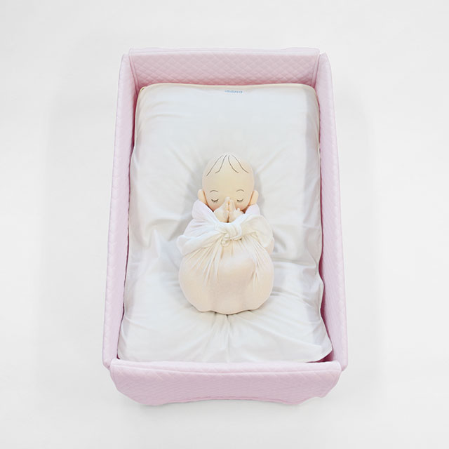 ベビハグ 天使の寝床（布団ドット柄）