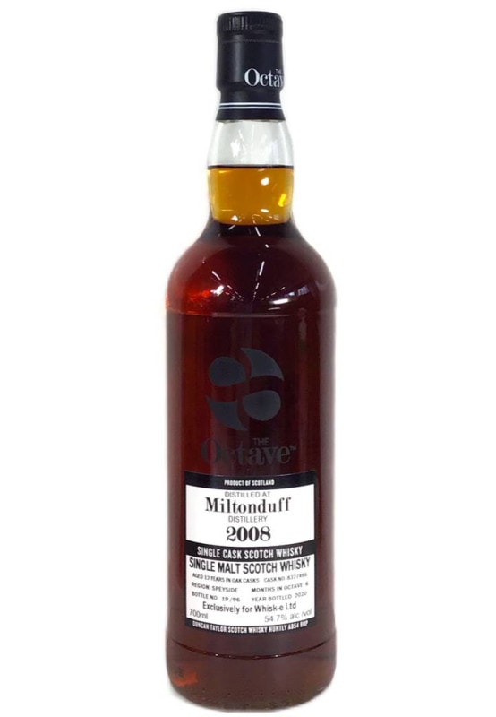 1982　ミルトンダフ　28年　52.0%　ダンカンテイラー\"レアオールド\" 1982 ミルトンダフ 28年 52.0% ダンカンテイラー/