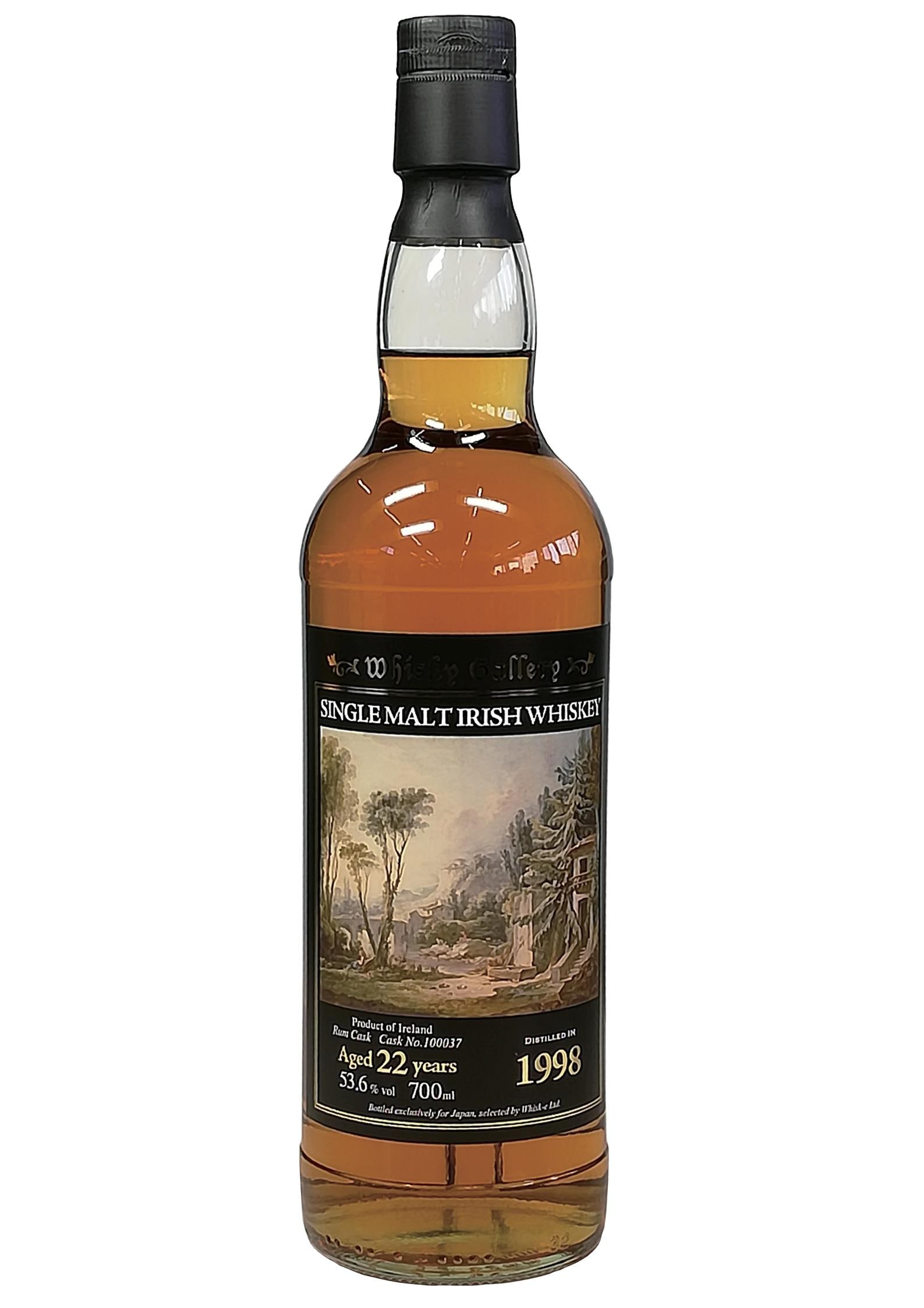 WHISKY GALLERY IRISH Rum Cask 1998 22年 ウイスキーギャラリー アイリッシュシングルモルト1998 ラムカスク
