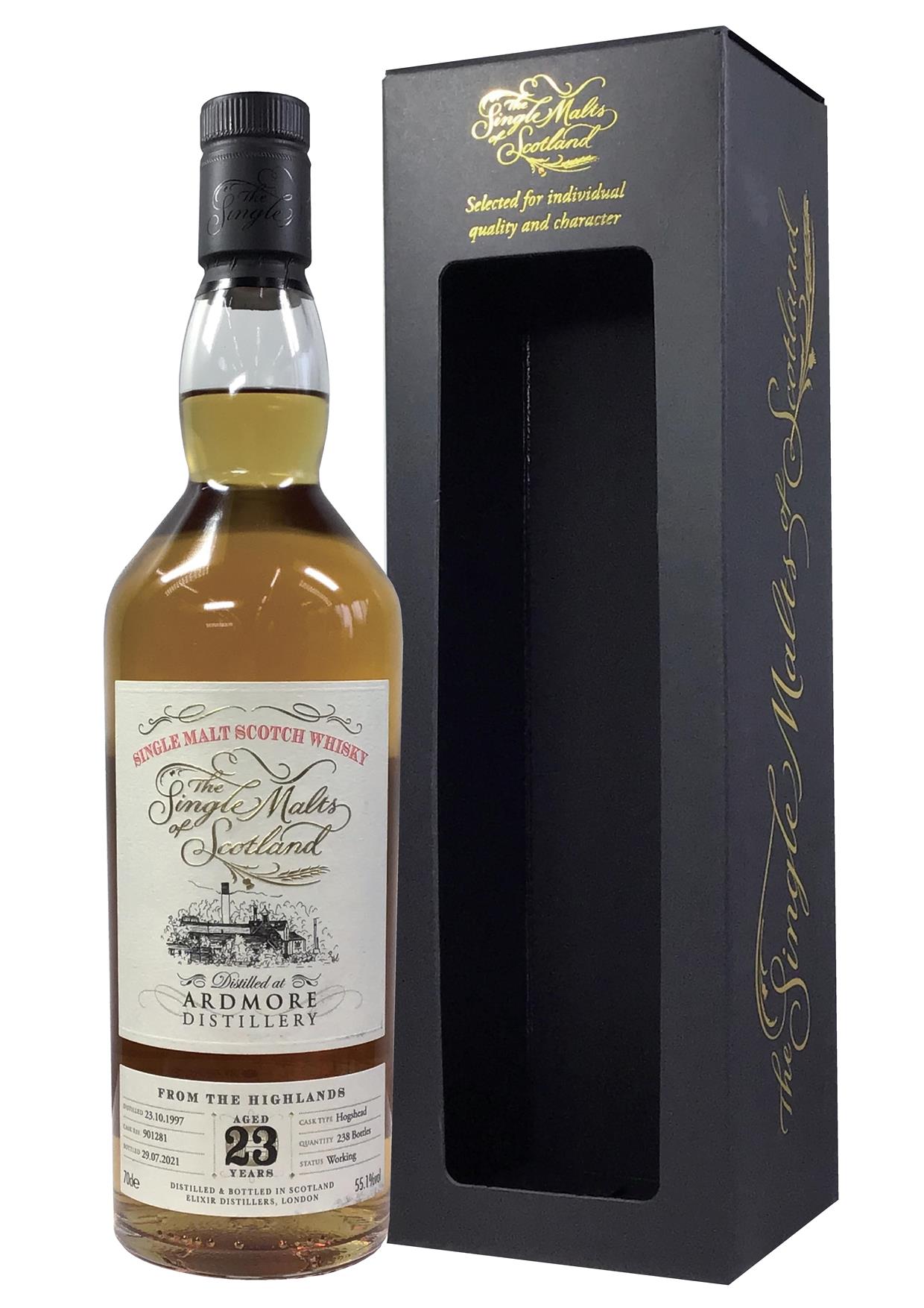 アードモア23年 1997ホグスヘッド ザ シングルモルツ オブ スコットランド